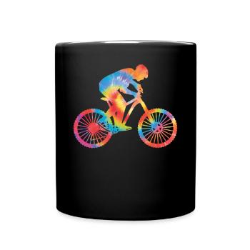 Enduro VTT VTT Équitation - Mug uni - noir - Devant
