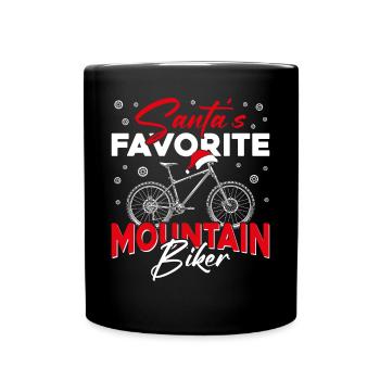 Enduro VTT VTT Équitation - Mug uni - noir - Devant