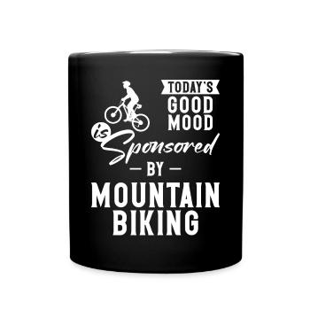 Enduro VTT VTT Équitation - Mug uni - noir - Devant