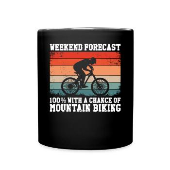 Enduro VTT VTT Équitation - Mug uni - noir - Devant