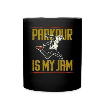 Parkour Free Running Traceur - Mug uni - noir - Devant