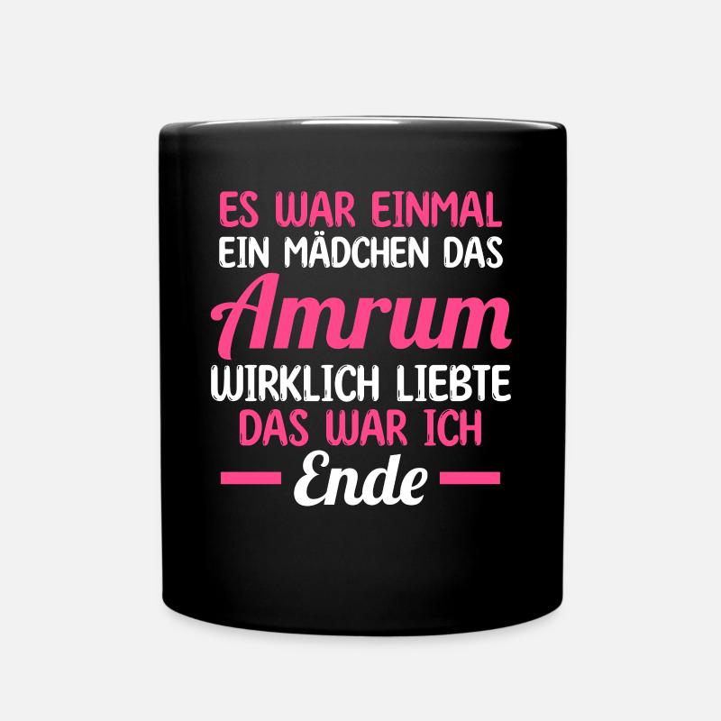 Nordsee Amrum - Tasse einfarbig - Schwarz