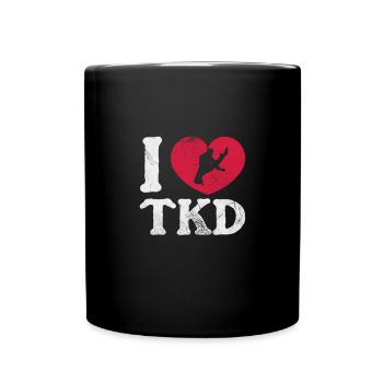 Taekwondo - Mug uni - noir - Devant