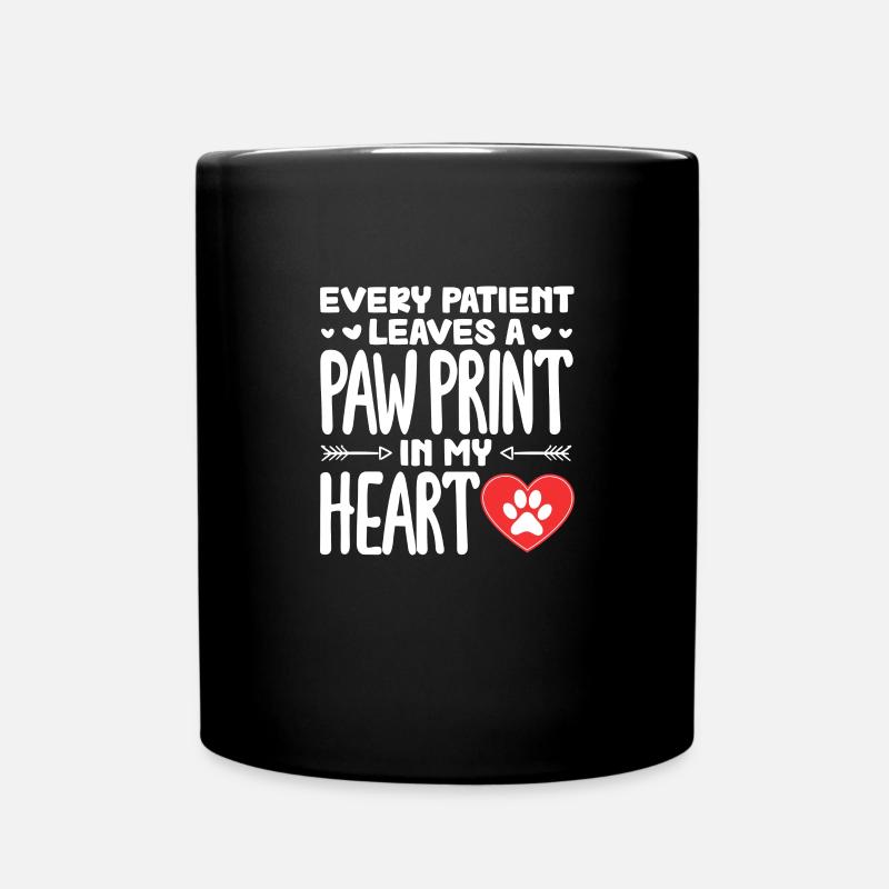 Tierarzt - Tasse einfarbig - Schwarz