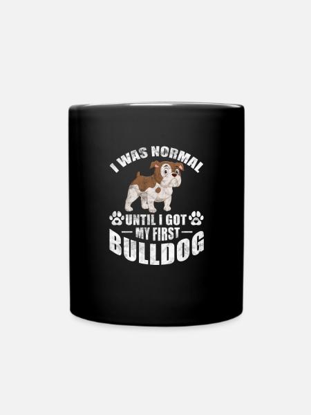 American Bulldog Hund Hundeliebhaber Geschenk - Tasse einfarbig - Schwarz