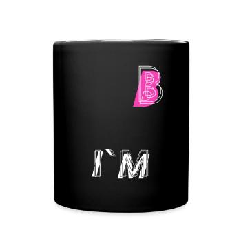 Je suis Bisexuel - Je suis B LGBT Tolérance Liberté - Mug uni - noir - Devant