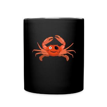 Cancer Cadeau Crevette Crabe Homard Scorpion - Mug uni - noir - Devant