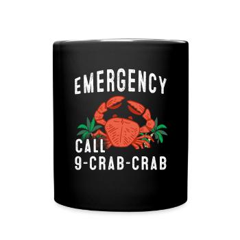 Cancer Cadeau Crevette Crabe Homard Scorpion - Mug uni - noir - Devant