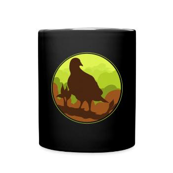 Parrot Kakadu Bird Rainforest Gift Macaw Animal - Full Colour Mug - black - Front