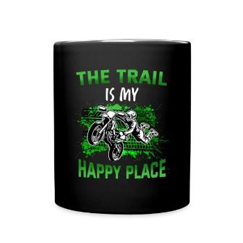 Motocross - Full Colour Mug - black - Front