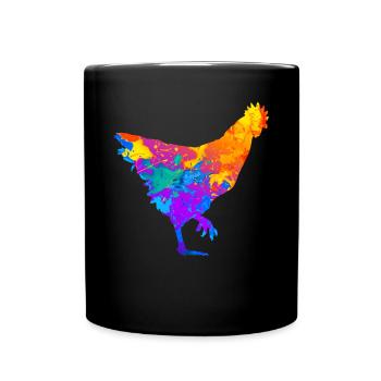 Chicken Chicken Chicken Farmers Chicken Farmers Chicken Farmers - Full Colour Mug - black - Front
