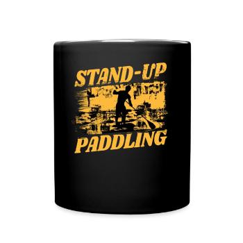 SUP paddle paddle Stand Up Paddle Surf - Mug uni - noir - Devant