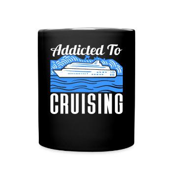 Croisière Croisière Vacances Mer - Mug uni - noir - Devant