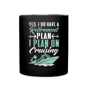 Croisière Croisière Vacances Mer - Mug uni - noir - Devant