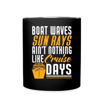 Croisière Croisière Vacances Mer - Mug uni - noir - Devant