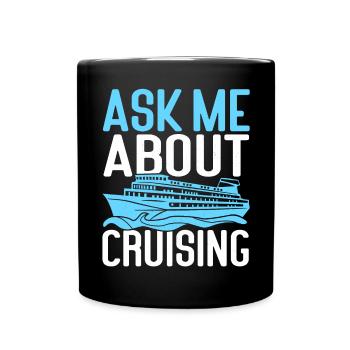 Croisière Croisière Vacances Mer - Mug uni - noir - Devant
