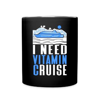 Croisière Croisière Vacances Mer - Mug uni - noir - Devant