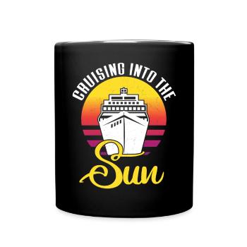 Croisière Croisière Vacances Mer - Mug uni - noir - Devant
