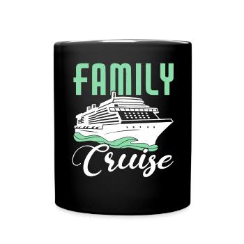 Croisière Croisière Vacances Mer - Mug uni - noir - Devant
