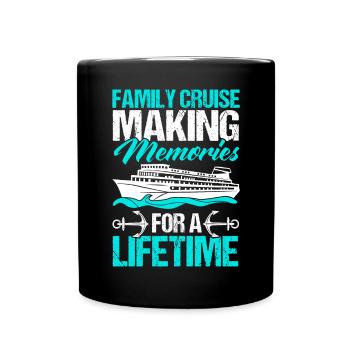 Croisière Croisière Vacances Mer - Mug uni - noir - Devant