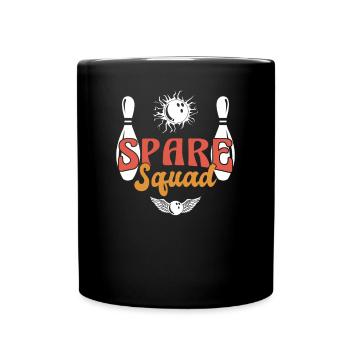 Maillot de l’équipe de bowling de rechange - Mug uni - noir - Devant