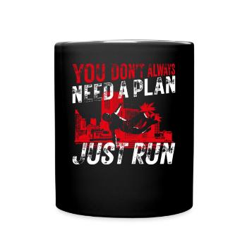 Parkour Free Running Traceur - Full Colour Mug - black - Front