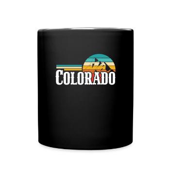 Colorado - Tasse einfarbig - Schwarz - Vorne