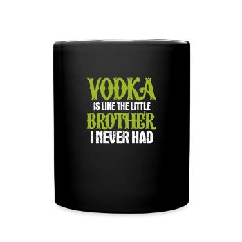 Big Brother Sibling Sister Gift - Full Colour Mug - black - Front