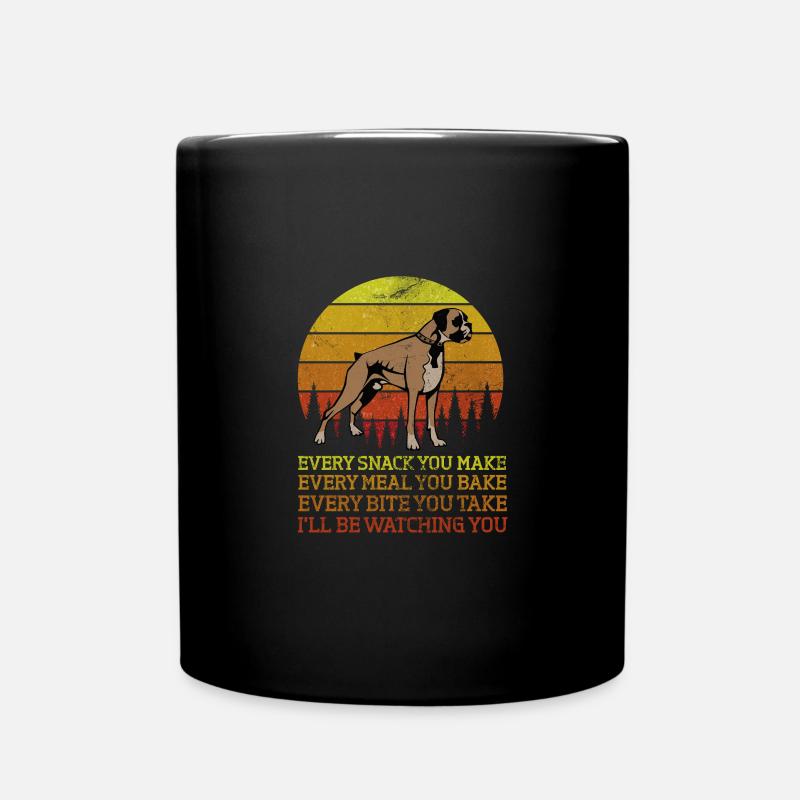 Boxer Chien - Mug uni - noir