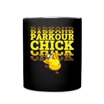 Parkour Free Running Traceur - Full Colour Mug - black - Front
