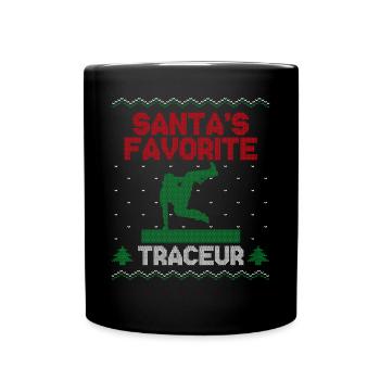 Parkour Free Running Traceur Ugly - Mug uni - noir - Devant