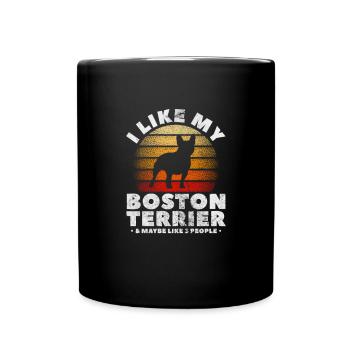 Boston Terrier - Full Colour Mug - black - Front