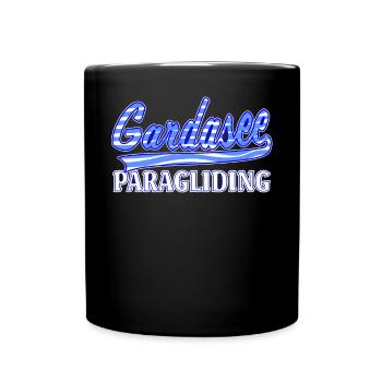LAKE GARDA PARAGLIDING - Full Colour Mug - black - Front
