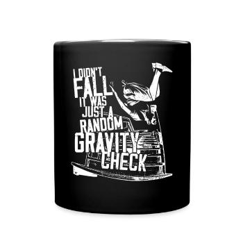 Parkour Free Running Traceur I - Tasse einfarbig - Schwarz - Vorne