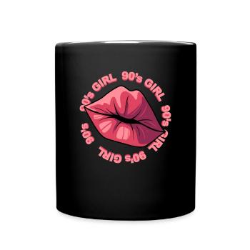 90s Girl 90s Party Nineties Girl - Mug uni - noir - Devant