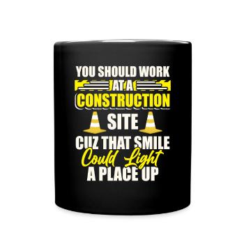 Joinery Civil Engineer - Full Colour Mug - black - Front