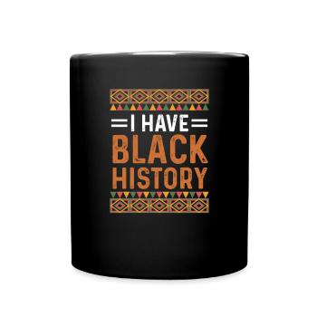 African Asian - Full Colour Mug - black - Front