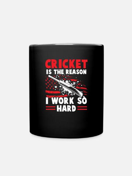 Cricket - Tasse einfarbig - Schwarz