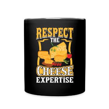 Respect Cheese Competence - Gouda - Full Colour Mug - black - Front