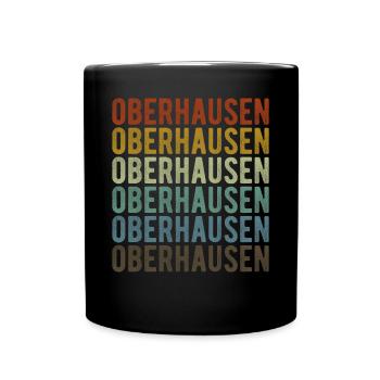 Oberhausen City Retro Vintage - Mug uni - noir - Devant