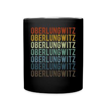 Oberlungwitz City Retro Vintage - Mug uni - noir - Devant