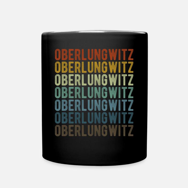 Oberlungwitz City Retro Vintage - Mug uni - noir