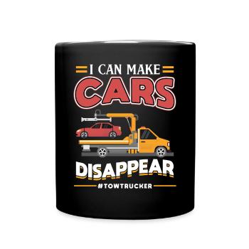 I can make cars disappear - Full Colour Mug - black - Front