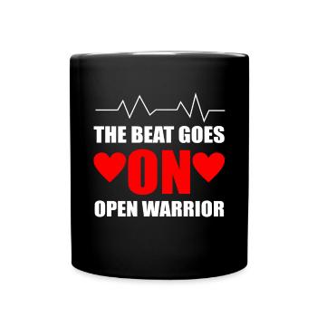 Open Heart Surgery Gift - Full Colour Mug - black - Front
