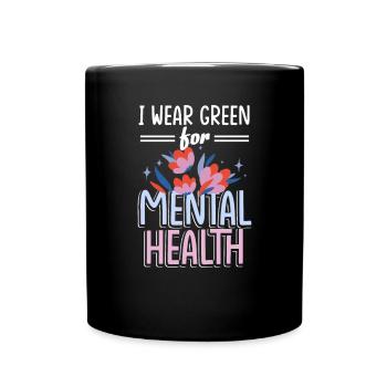 pour la sensibilisation à la stigmatisation liée à la santé mentale P - Mug uni - noir - Devant
