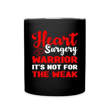Open Heart Surgery Gift - Full Colour Mug - black - Front