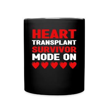 Open Heart Surgery Gift - Full Colour Mug - black - Front