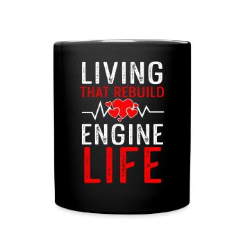Open Heart Surgery Gift - Full Colour Mug - black - Front