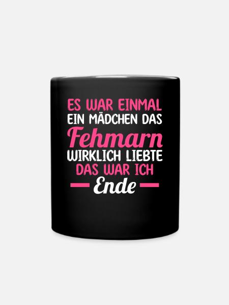Ostsee Fehmarn - Tasse einfarbig - Schwarz