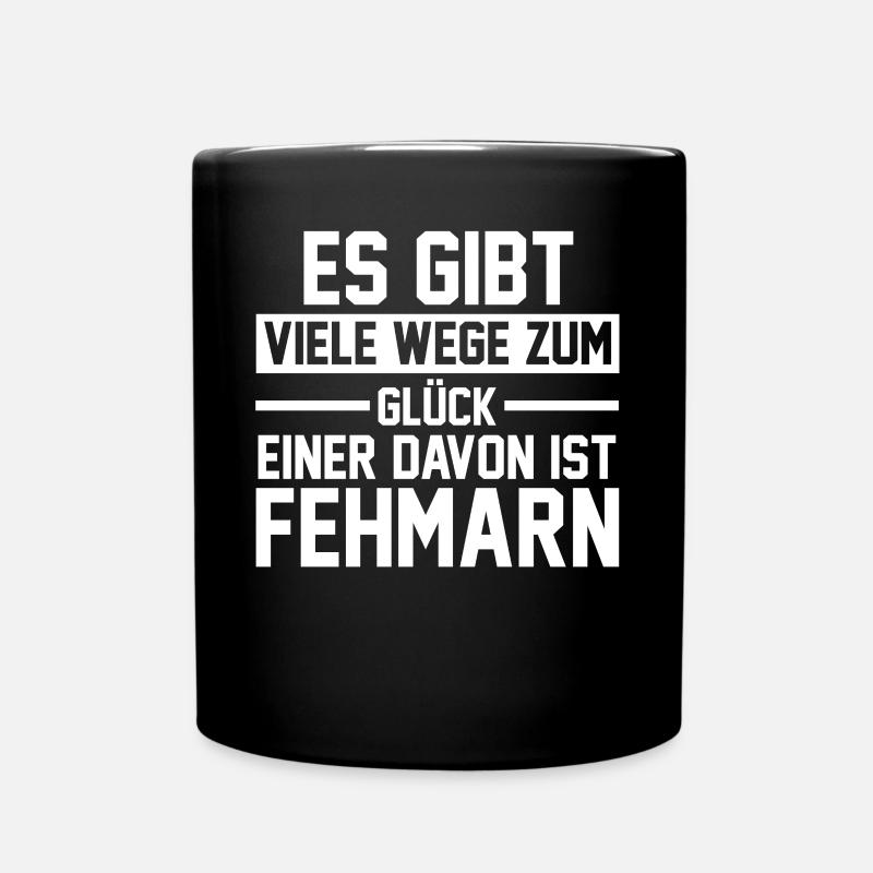 Ostsee Fehmarn - Tasse einfarbig - Schwarz